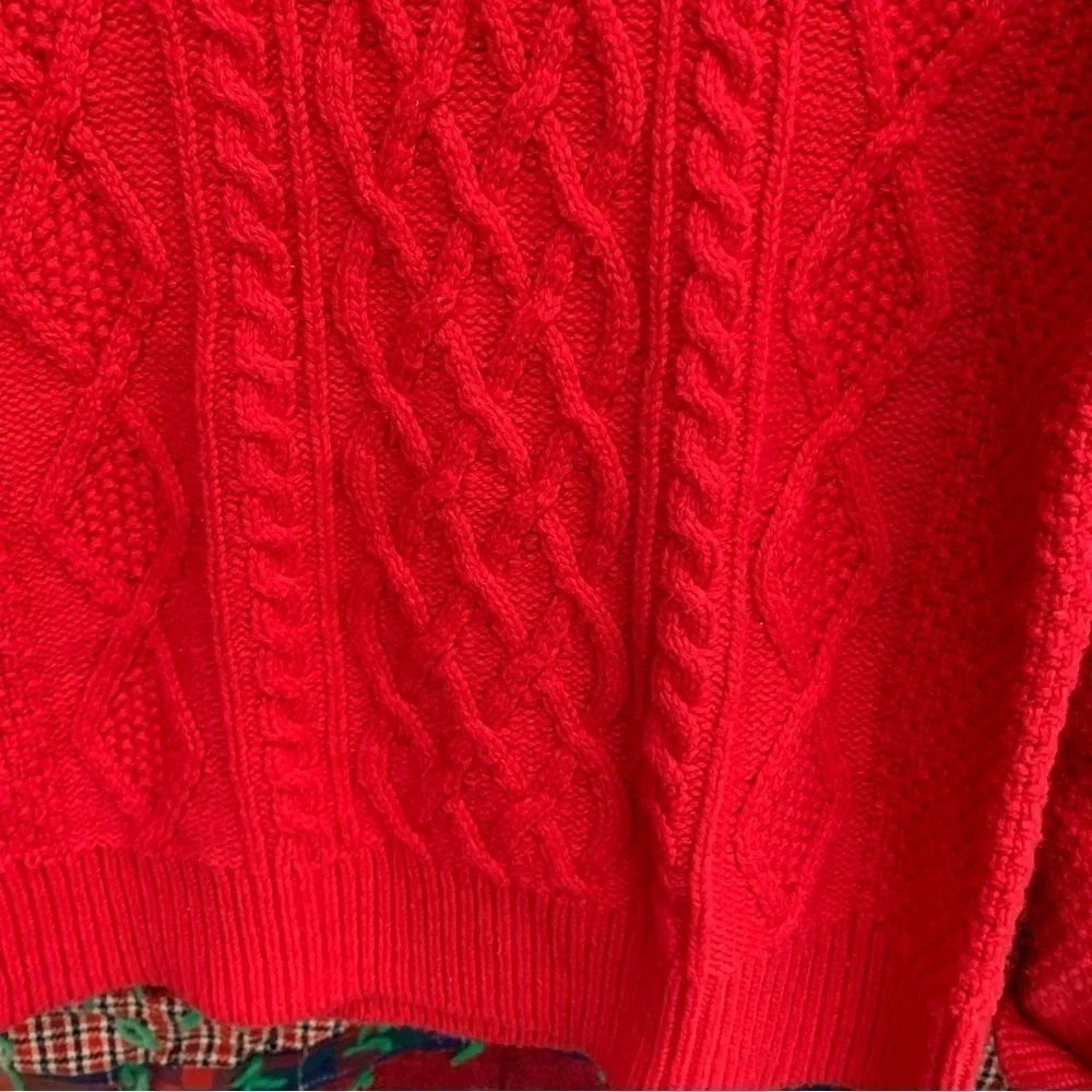 🆕 Gap Kids Cable Knit 1/4 Button Sweater Youth Size XXL